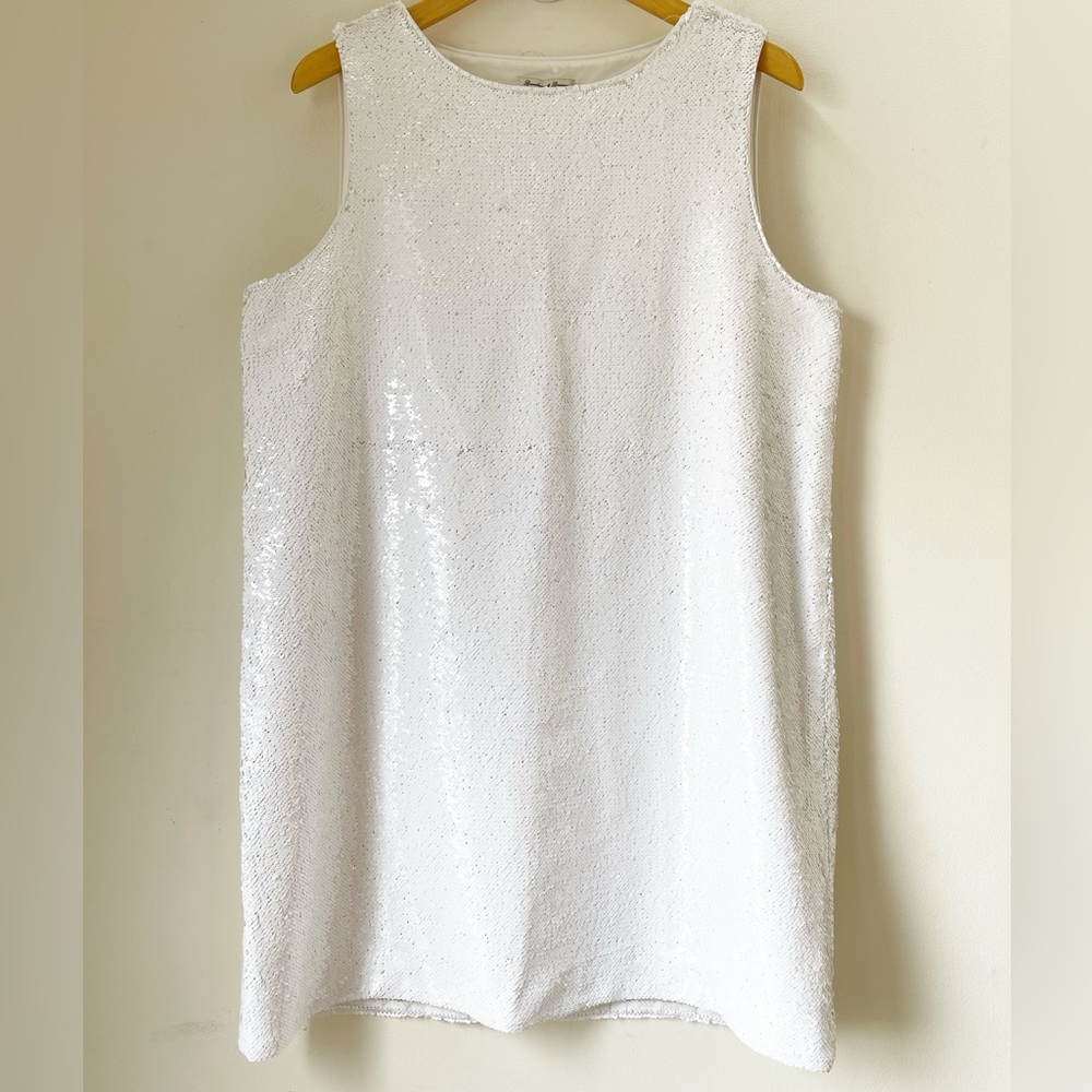 MADEWELL Broadway and Broome White Sequin Girlcore Dress XL - Picture 6 of 7